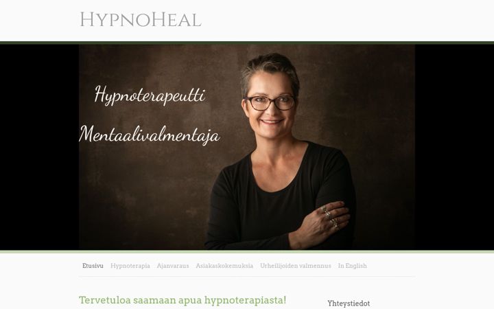 Screenshot of hypnoheal.fi