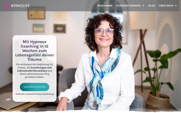 Screenshot of hypnolive.ch