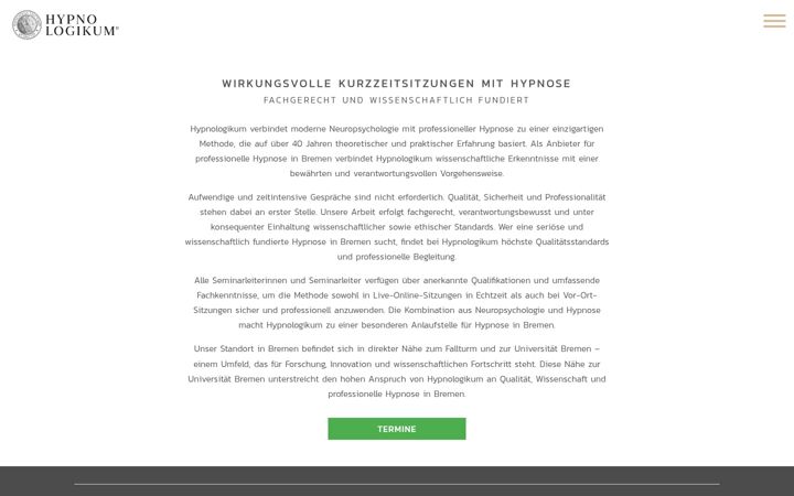 Screenshot of hypnologikum.de