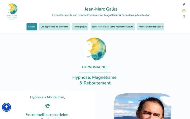Screenshot of hypnomagnet.com