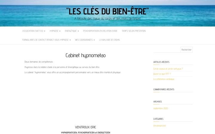 Screenshot of hypnometao.fr