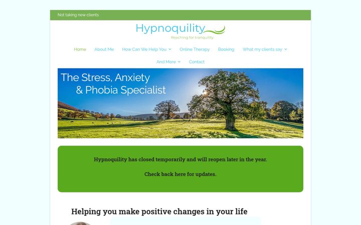 Screenshot of hypnoquility.com