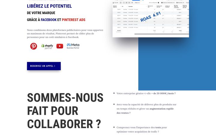 Screenshot of hypnos-marketing.fr