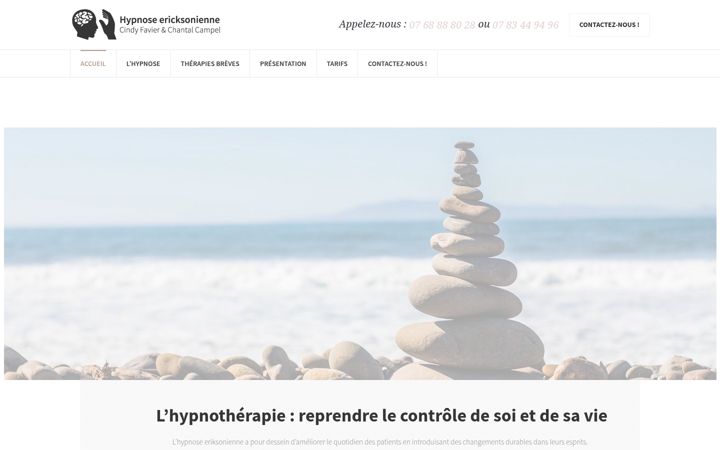 Screenshot of hypnose-bethune.com