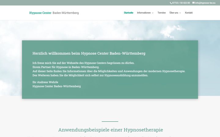 Screenshot of hypnose-bw.eu