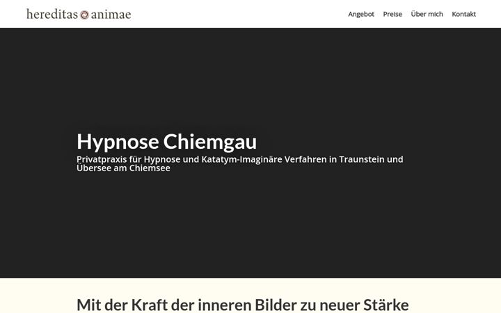 Screenshot of hypnose-chiemgau.de