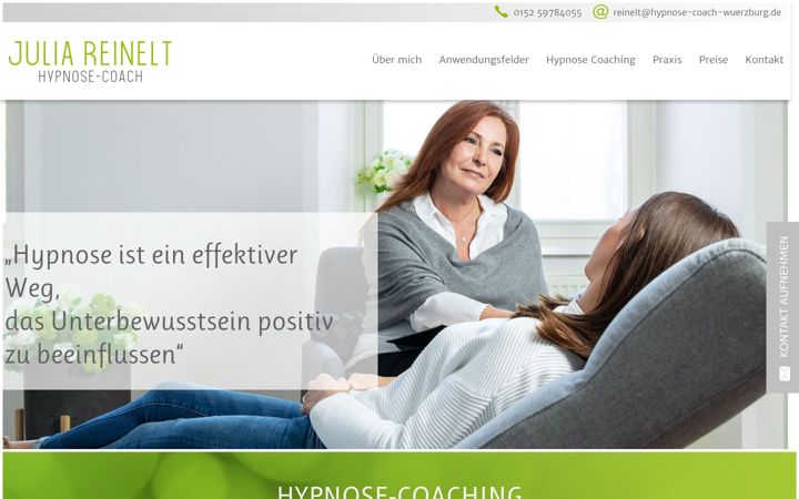 Ekrānuzņēmums no hypnose-coach-wuerzburg.de