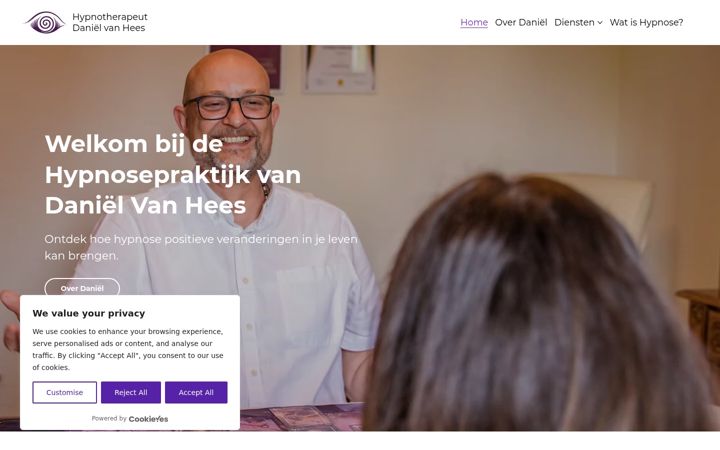 Screenshot of hypnose-danielvanhees.be