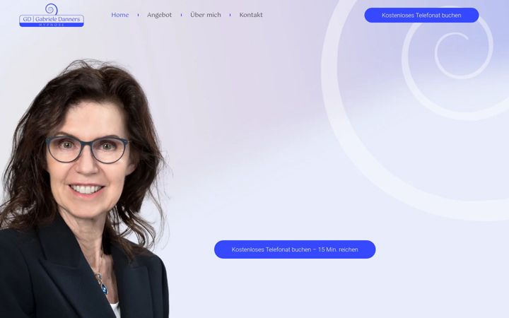 Screenshot of hypnose-danners.de