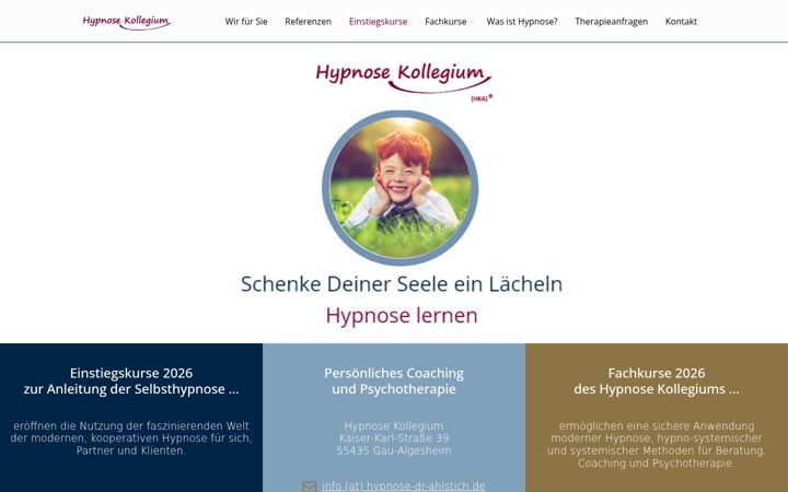 Screenshot of hypnose-dr-ahlstich.de