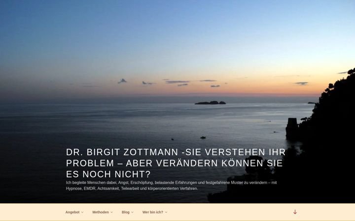 Screenshot of hypnose-drzottmann.com