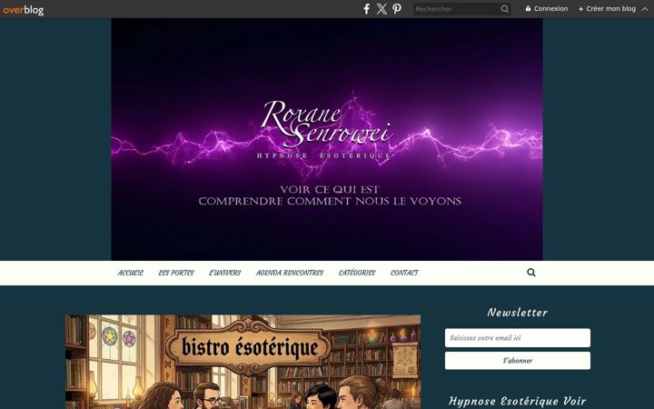 Screenshot of hypnose-esoterique.com