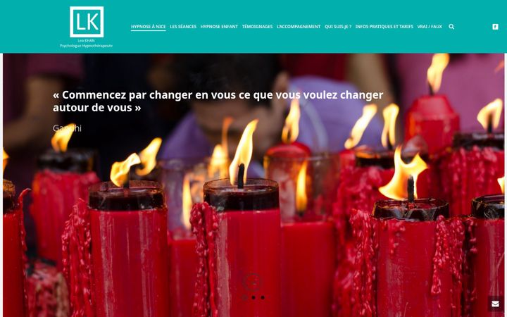 Screenshot of hypnose-et-guerison.com