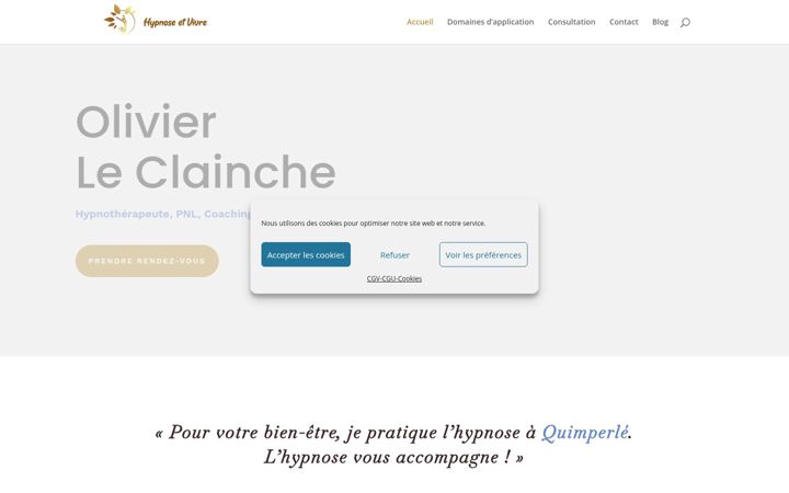 Screenshot of hypnose-et-vivre.fr