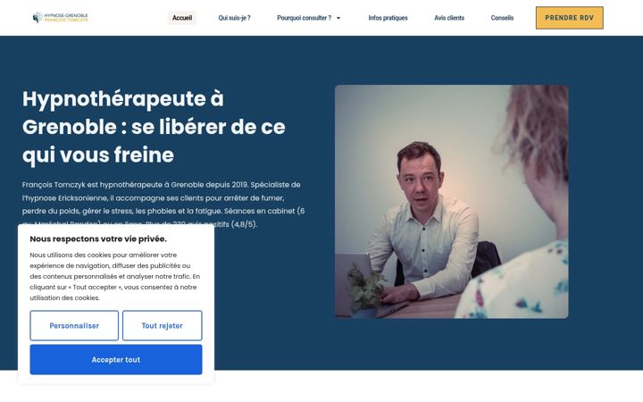 Screenshot of hypnose-grenoble.fr