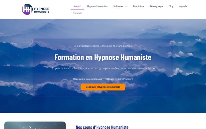Screenshot of hypnose-humaniste.be