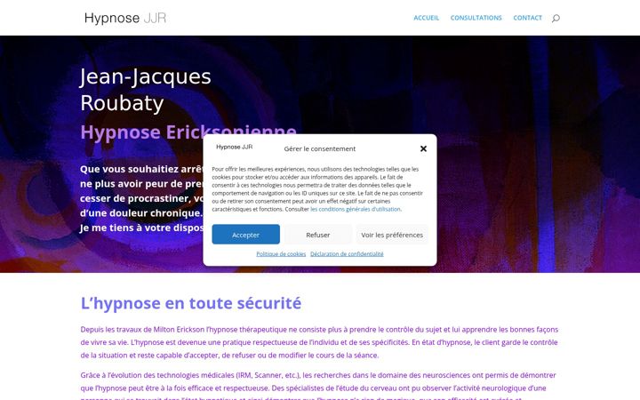 Screenshot of hypnose-jjr.ch