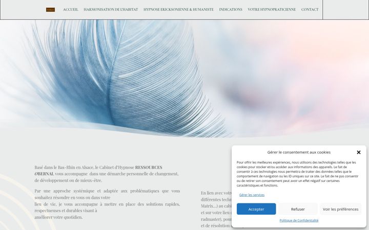 Screenshot of hypnose-ressources-obernai.com
