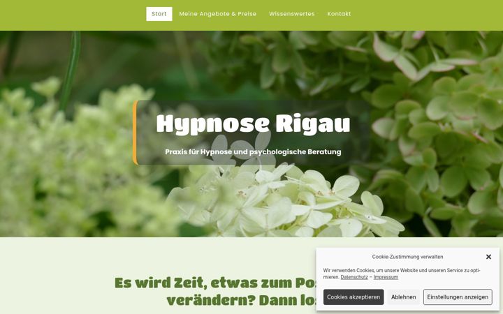 Screenshot of hypnose-rigau.de