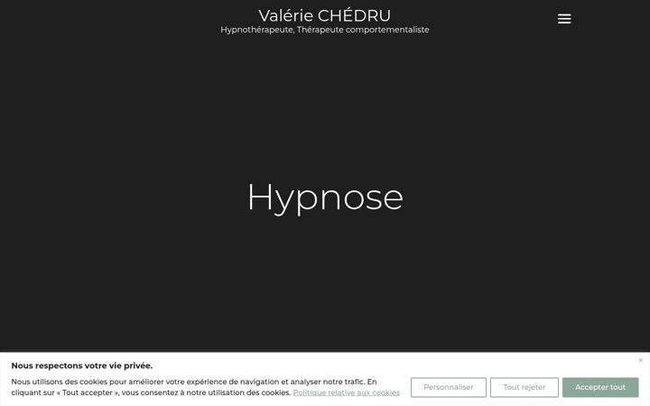 Screenshot of hypnose-valeriechedru.fr