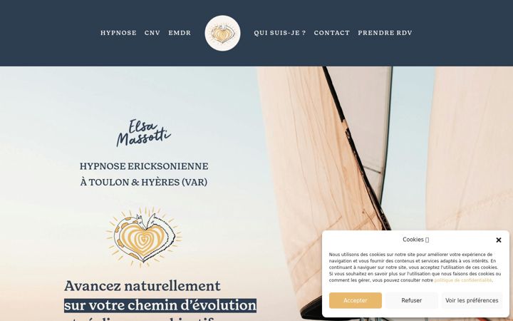 Screenshot of hypnose-var.fr