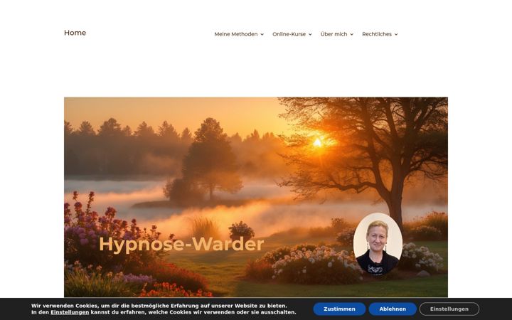 Ekrano kopija hypnose-warder.de