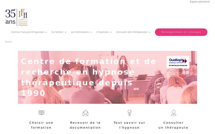 Screenshot of hypnose.fr