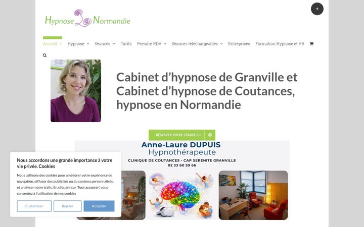 Screenshot of hypnose2normandie.com