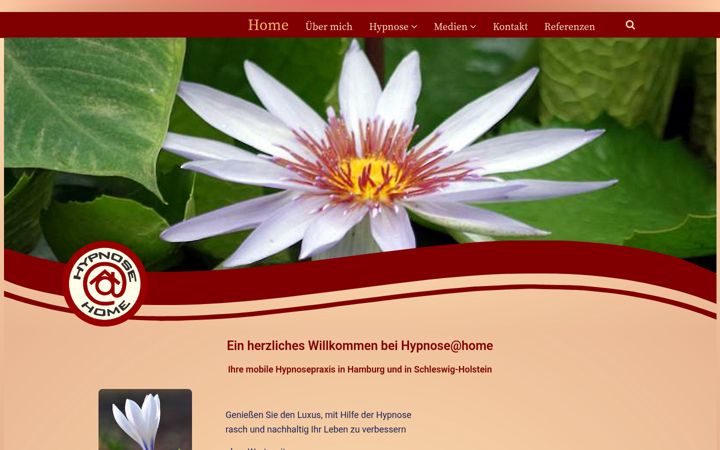 Ekrano kopija hypnoseathome.de
