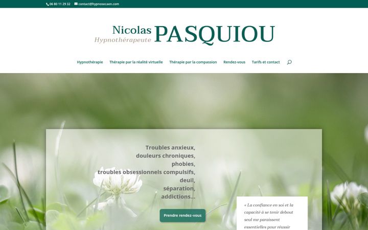 Screenshot of hypnosecaen.com