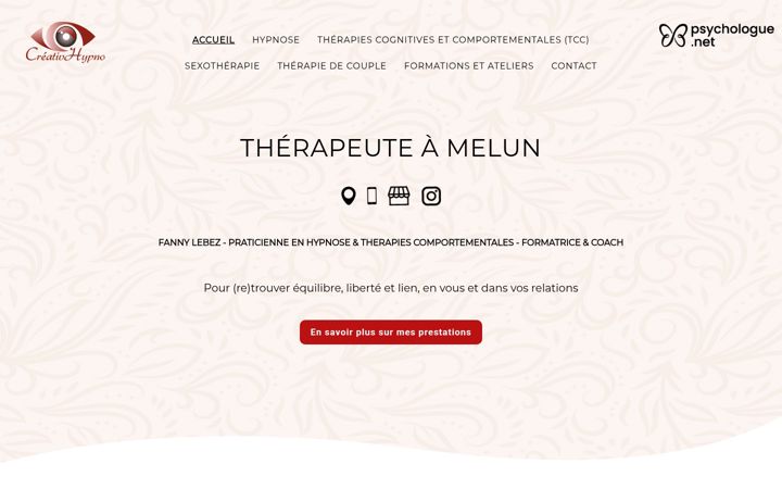 Screenshot of hypnosecreative.fr