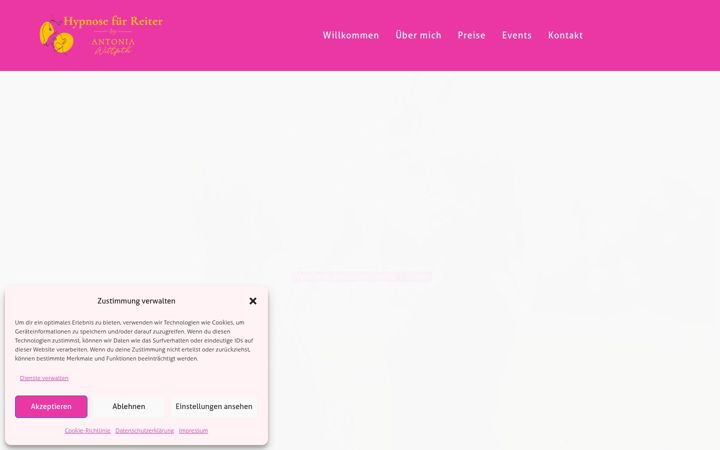 Screenshot di hypnosefuerreiter.de