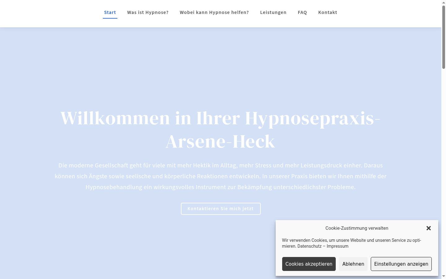 Snímek obrazovky baneru souhlasu zobrazeného před jakoukoli interakcí