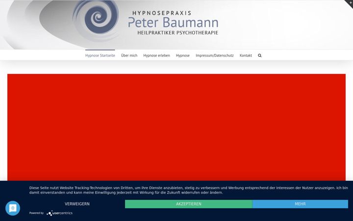 Screenshot ta' hypnosepraxis-baumann.de