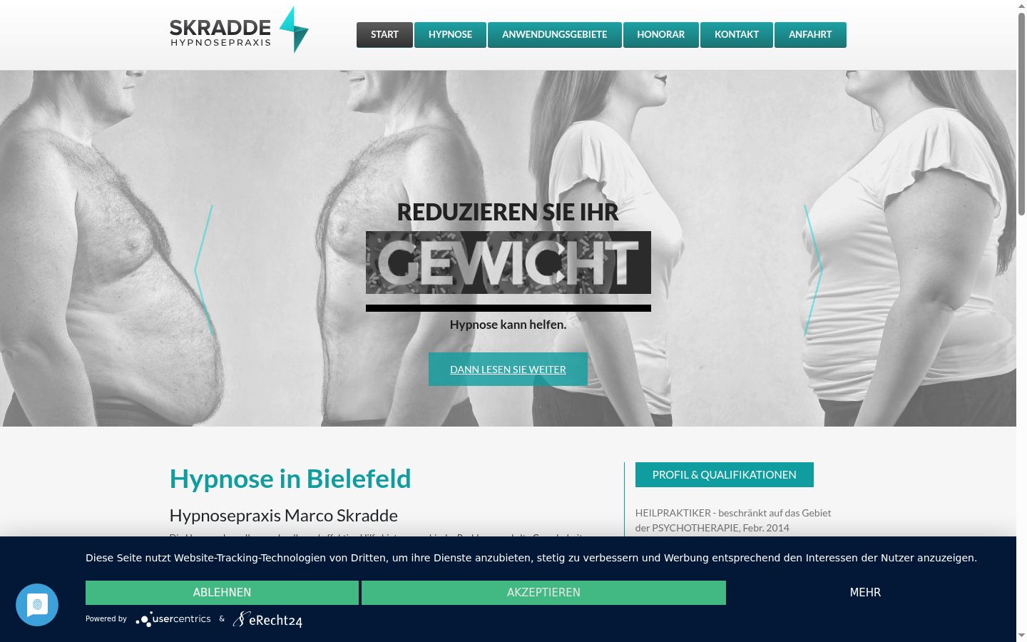 Sutikimo reklamjuostės, rodytos prieš bet kokią sąveiką, ekrano kopija