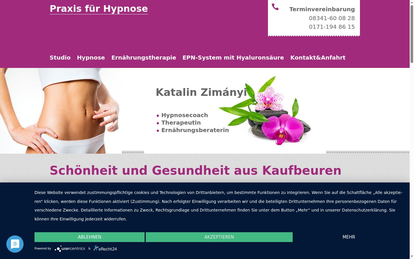 Screenshot tal-banner tal-kunsens muri qabel kwalunkwe interazzjoni
