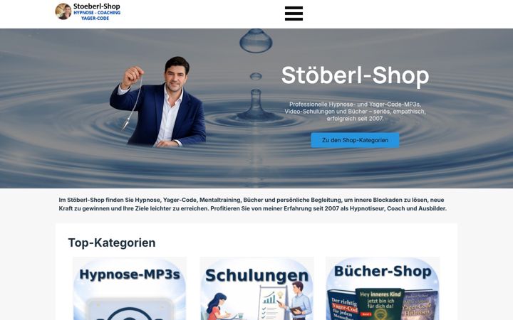 Skærmbillede af hypnoseschule-deutschland.de