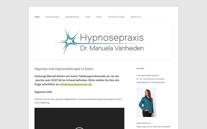 Screenshot di hypnosezimmer.de