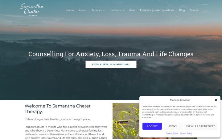 Screenshot of hypnoshift.co.uk