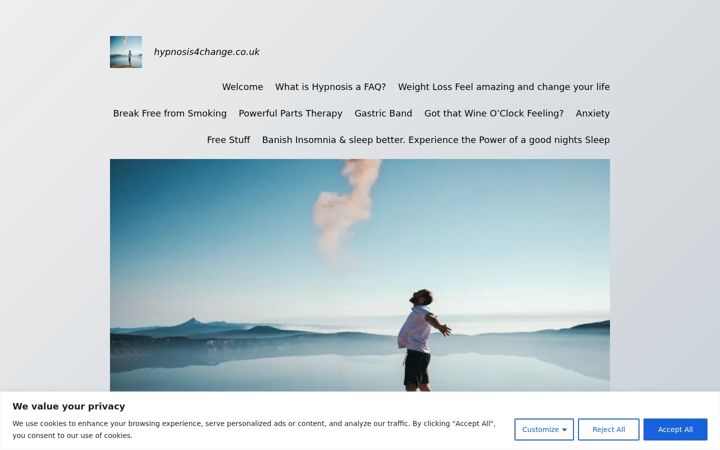 Screenshot of hypnosis4change.co.uk