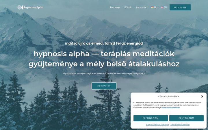 Képernyőkép: hypnosisalpha.com