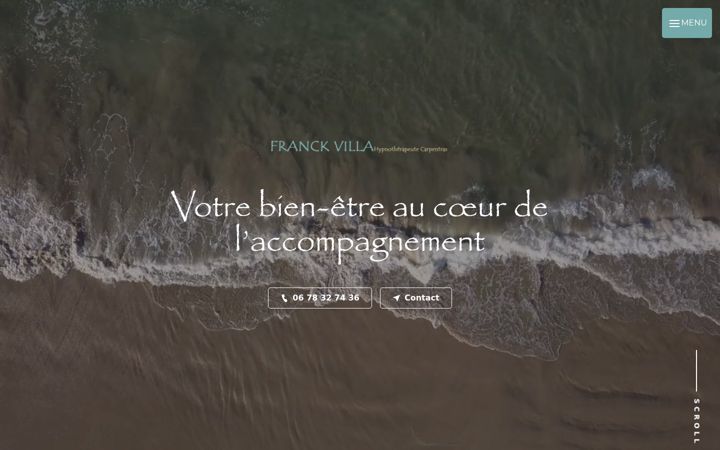 Screenshot of hypnotherapie-franckvilla.fr