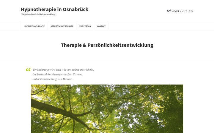 Screenshot of hypnotherapie-osnabrueck.de