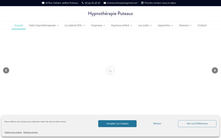 Screenshot of hypnotherapie-puteaux.com