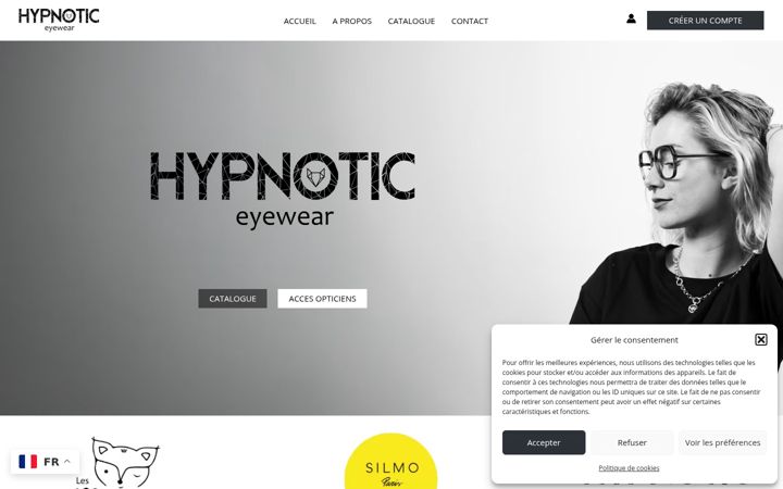Screenshot of hypnotic-eyewear.com