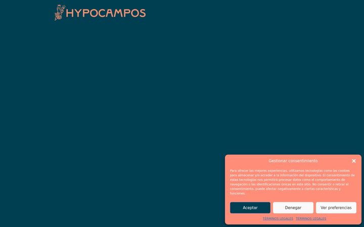 Screenshot of hypocampos.com