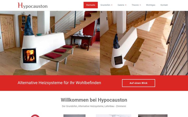 Screenshot ta' hypocauston.de
