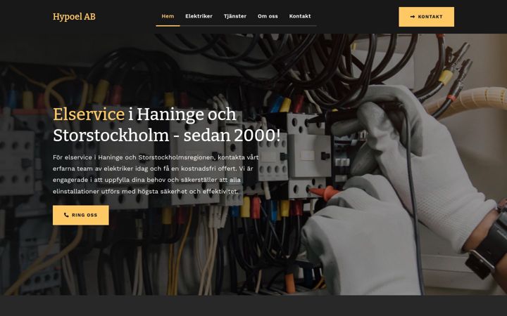 Screenshot of hypoel.se