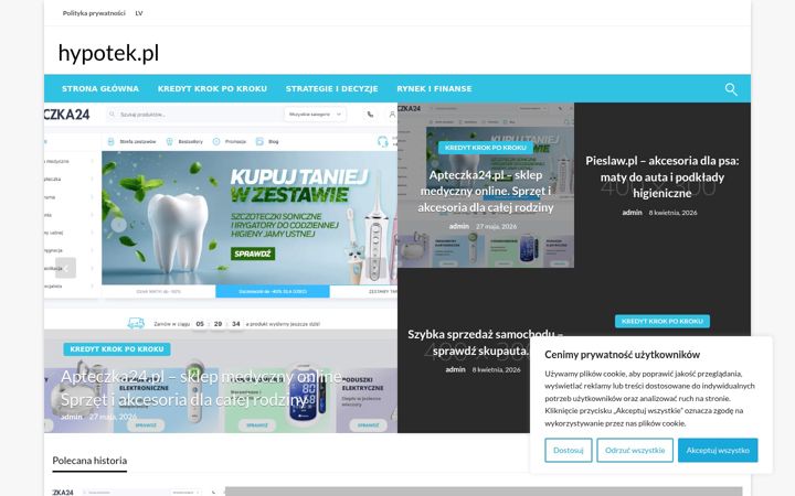 Screenshot of hypotek.pl
