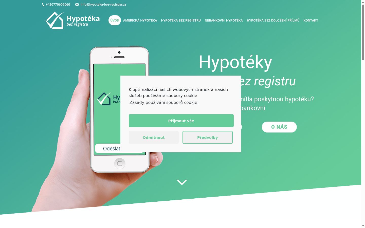 Snímek obrazovky baneru souhlasu zobrazeného před jakoukoli interakcí